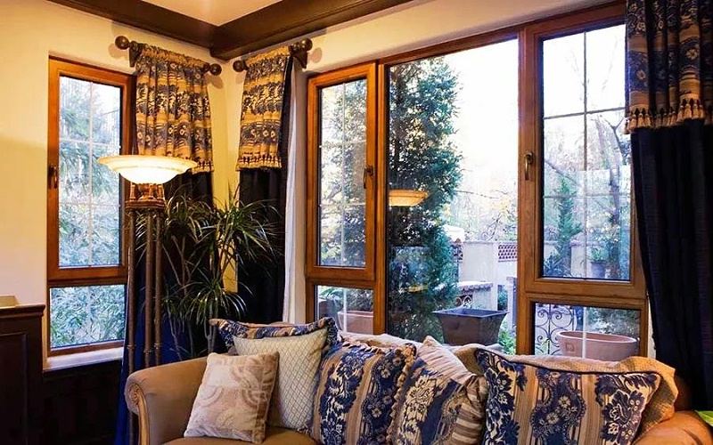 鋁包木門窗場景展示