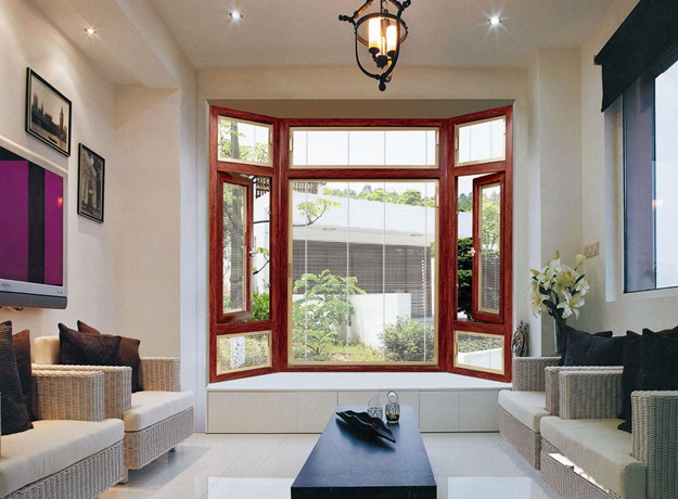 內(nèi)開內(nèi)倒鋁包木門窗